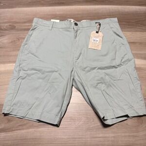 Free Planet Chino Shorts Mens 34 Pale Mint Stretch Regular Fit FS9JNPMTC NWT